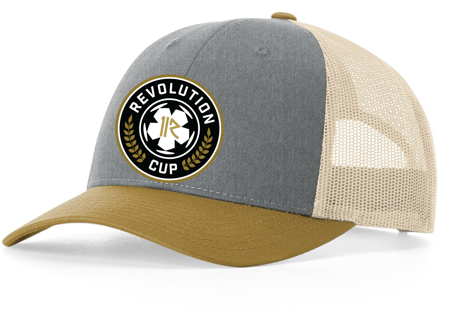 Rev Cup Hat- Grey/Brown