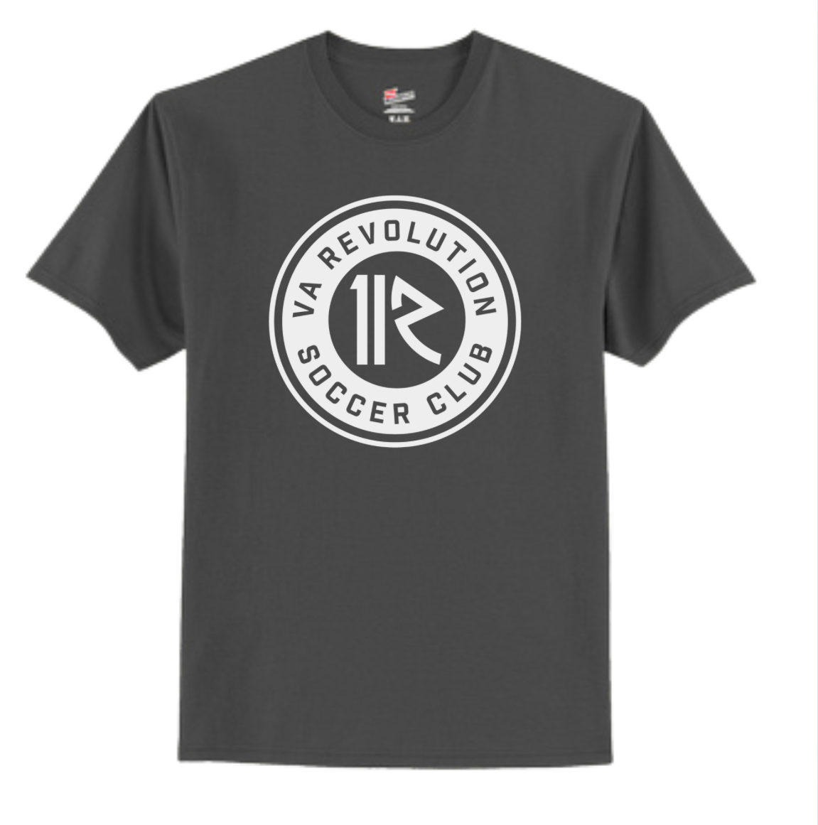 Short Sleeve Grey Circle Logo