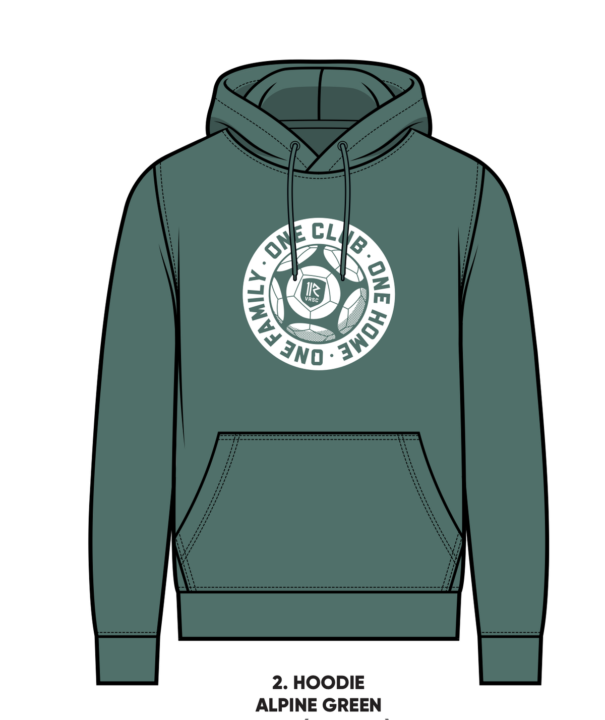 NEW - VA Rev Green Hoodie