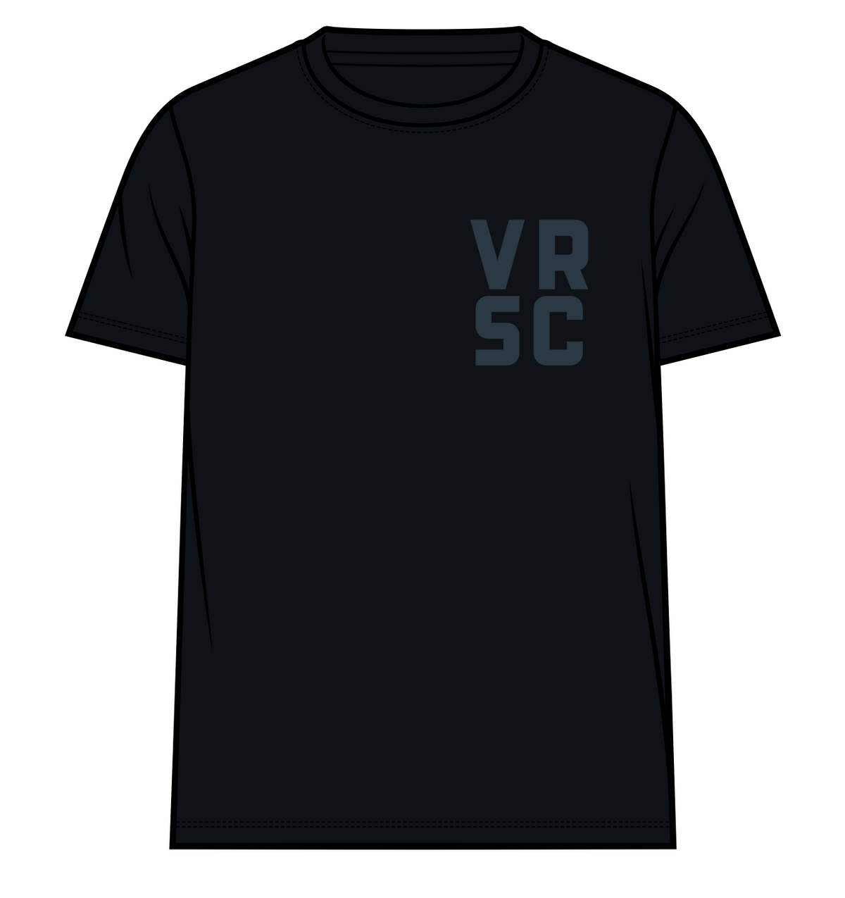 NEW - VRSC Black on Black T-Shirt