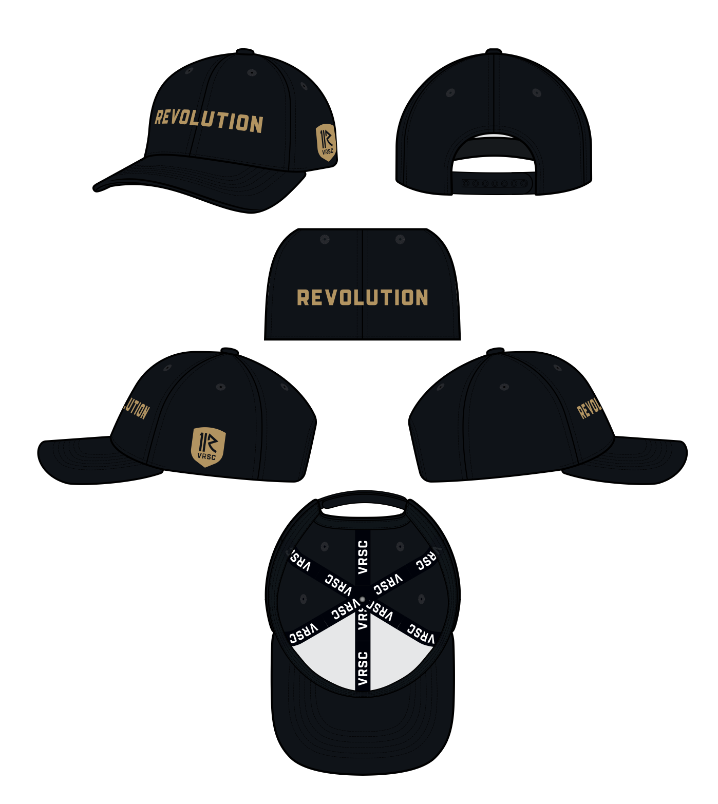 Black Revolution Baseball Hat